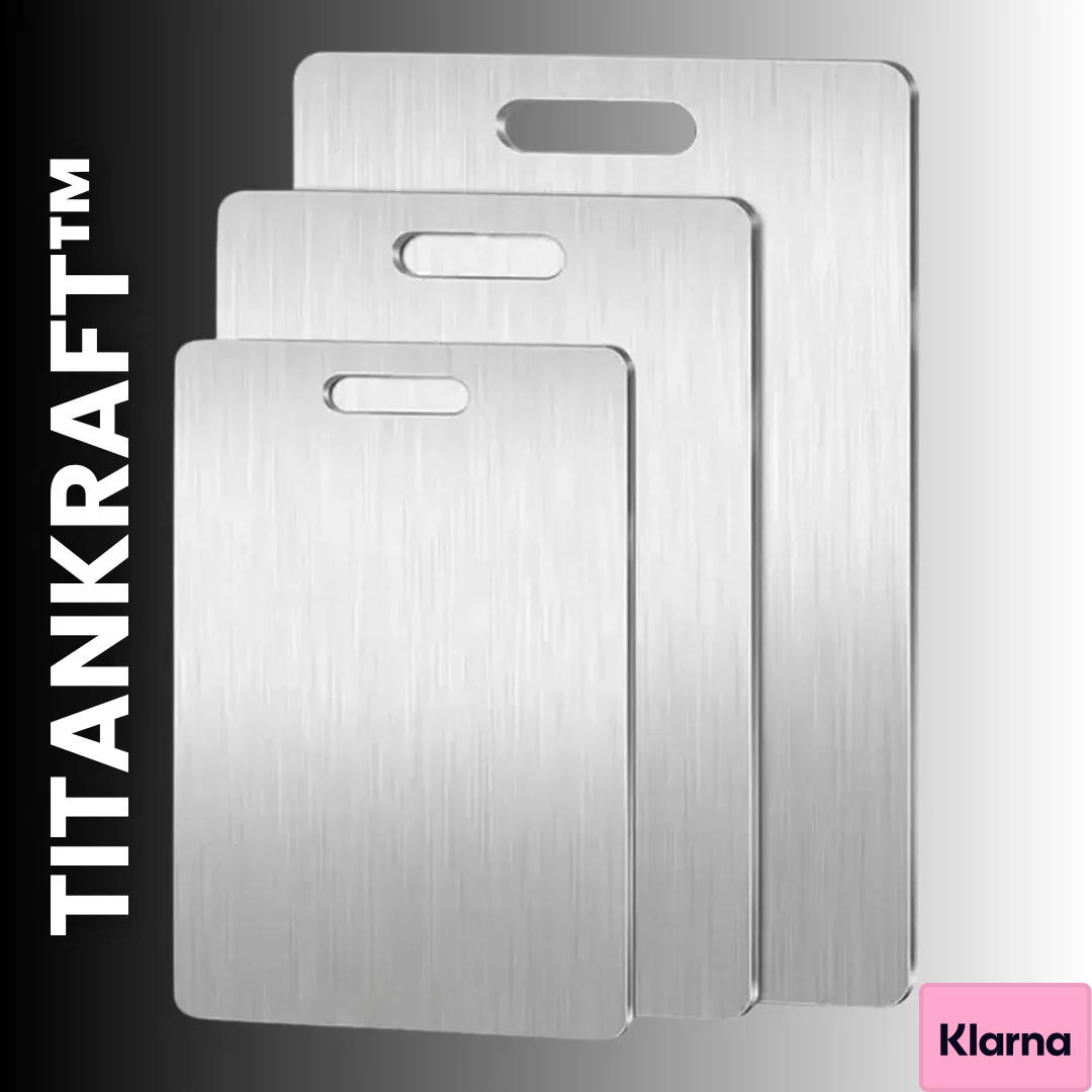 TITANKRAFT™ skjærebrett laget av 100 % rent titan