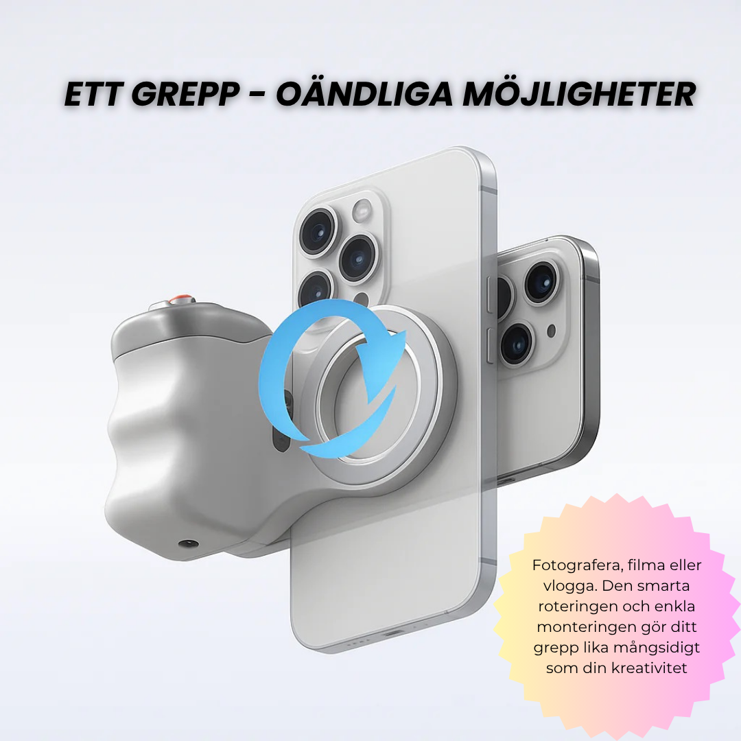 Holdr - Magnetiskt Kamerahandtag